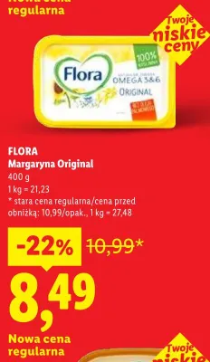 Margaryna Original FLORA promocja w Lidl