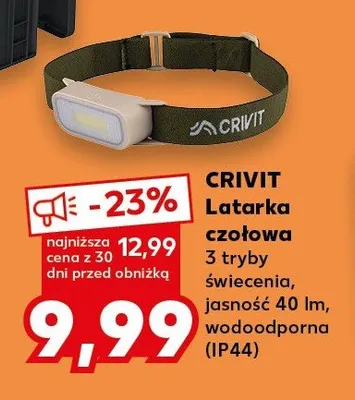 Latarka czołowa CRIVIT promocja w Kaufland