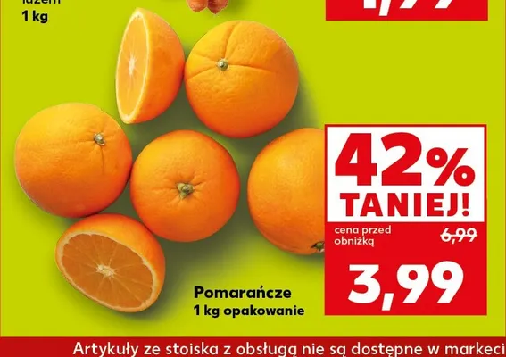Pomarańcze promocja w Kaufland