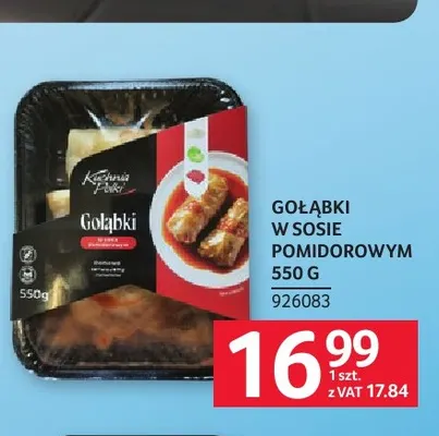 Gołąbki w sosie pomidorowym Kuchnia Polki promocja w Selgros