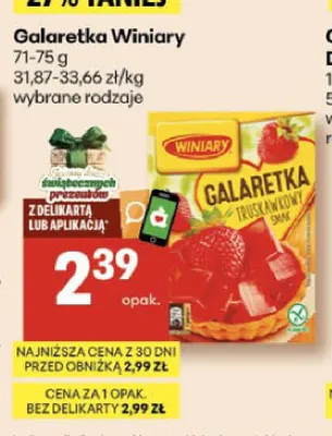 Galaretka Winiary promocja w Delikatesy Centrum