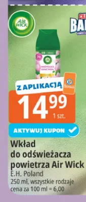 Wkład do odświeżacza powietrza Air Wick promocja w Leclerc