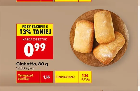 Ciabatta promocja w Biedronka