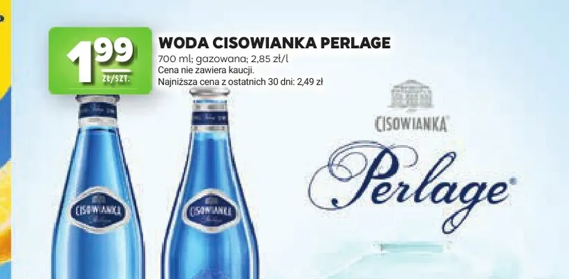 Woda gazowana Cisowianka Perlage promocja w Stokrotka
