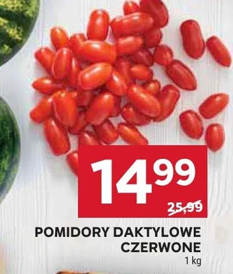 Pomidory daktylowe czerwone promocja w Stokrotka