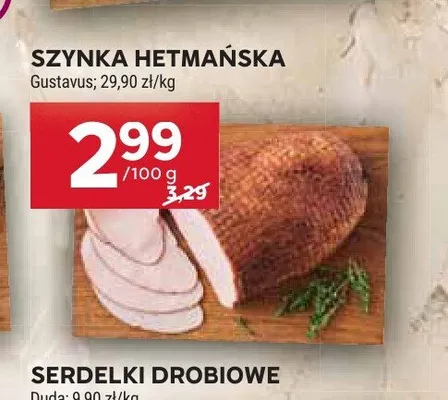 Szynka hetmańska Gustavus promocja w Stokrotka