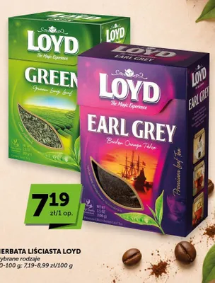 Herbata liściasta Loyd Earl Grey promocja w Euro Sklep