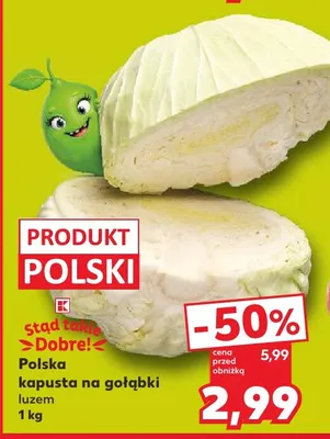 Kapusta polska na gołąbki Kaufland promocja w Kaufland