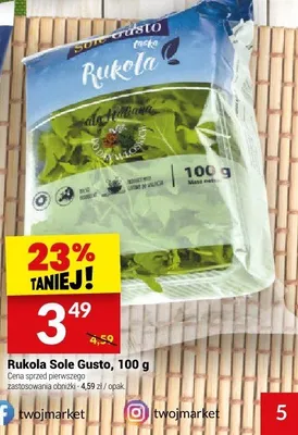 Rukola promocja w Twój Market