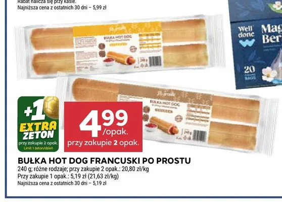 Bułka hot dog francuski Po Prostu promocja w Stokrotka