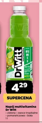 Napój multiwitamina Dr Witt owoce tropikalne promocja w Netto
