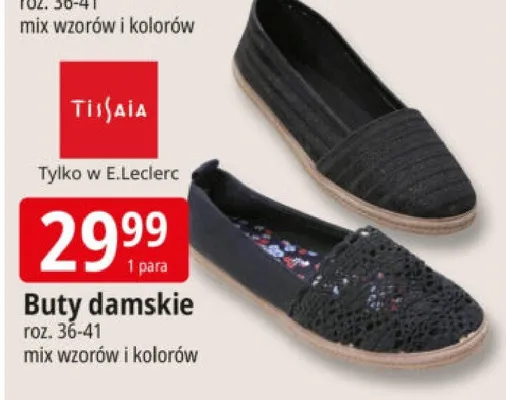 Buty damskie Tiisaia roz. 36-41 promocja w Leclerc