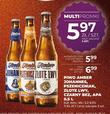 Piwo Amber APA promocja w Duży Ben