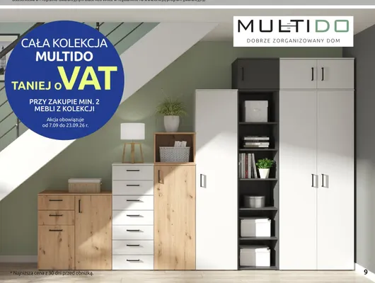 Meble Multido promocja w Black Red White