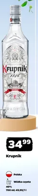 Wódka Krupnik 40% promocja w Netto