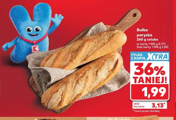 Bułka paryska promocja w Kaufland