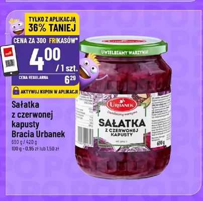 Sałatka z czerwonej kapusty Bracia Urbanek promocja w POLOmarket
