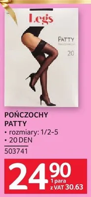 Pończochy Patty rozmiary: 1/2-S, +20 DEN promocja w Selgros