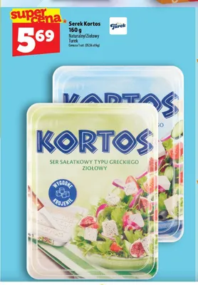 Serek sałatkowy typu greckiego ziołowy Kortos Turek promocja w TOPAZ