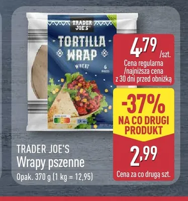 Wrapy pszenne Trader Joe's promocja w Aldi