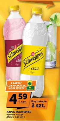 Napój gazowany Schweppes Indian Tonic promocja w Groszek