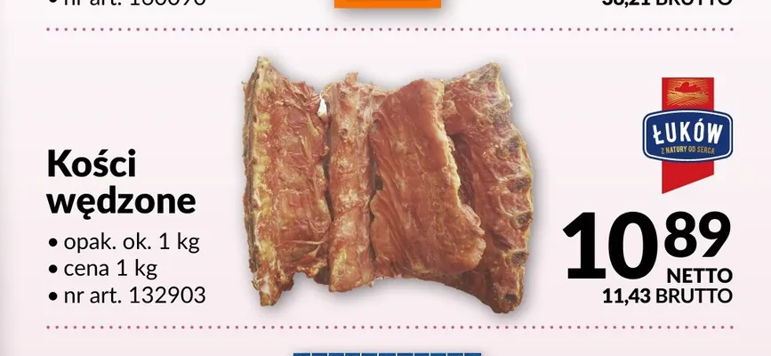 Kości wędzone Łuków promocja w Makro