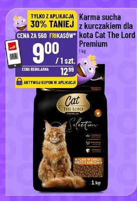 Karma sucha z kurczakiem dla kota Premium promocja w POLOmarket