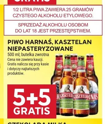 Piwo Harnaś promocja w Stokrotka