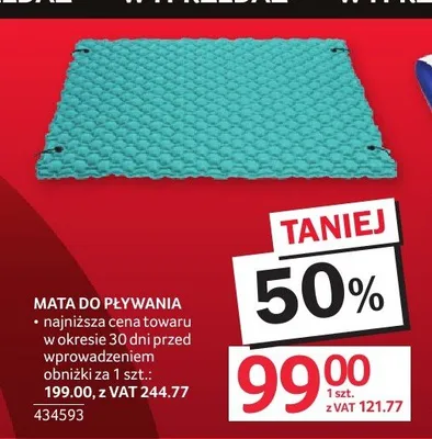Mata do pływania promocja w Selgros