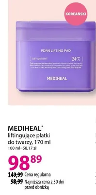 Liftingujące płatki do twarzy promocja w Hebe