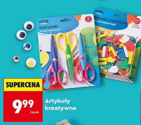 Nożyczki do prac kreatywnych Loozz promocja w Biedronka