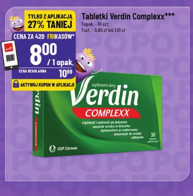 Tabletki Verdin Complexx promocja w POLOmarket
