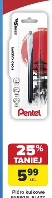 Pióro kulkowe Pentel EnerGel BL437 promocja w Carrefour