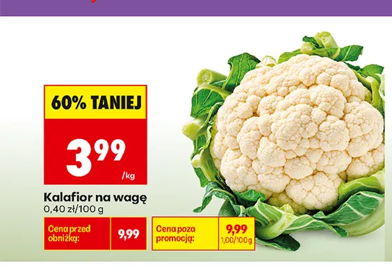 Kalafior promocja w Biedronka