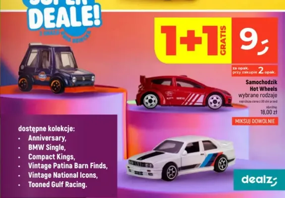 Samochodzik Hot Wheels BMW Single promocja w Dealz
