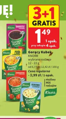 Gorący Kubek Knorr promocja w Intermarche