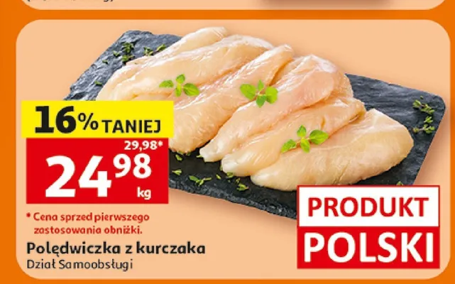 Polędwiczka z kurczaka promocja w Auchan