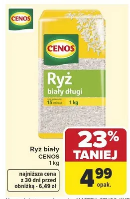 Ryż biały promocja w Carrefour