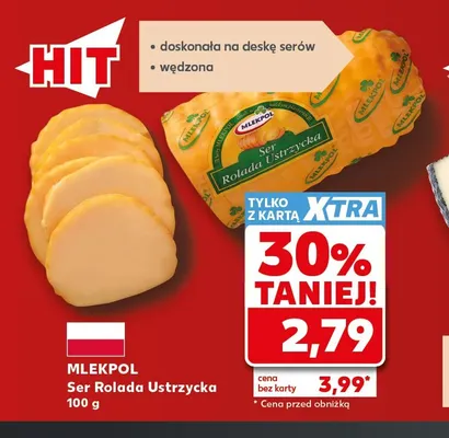 Ser Rolada Ustrzycka Mlekpol promocja w Kaufland