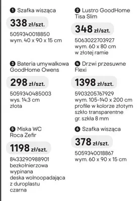 Miska WC Roca Zefir promocja w Castorama