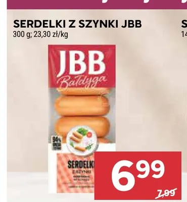 Serdelki z szynki JBB promocja w Stokrotka