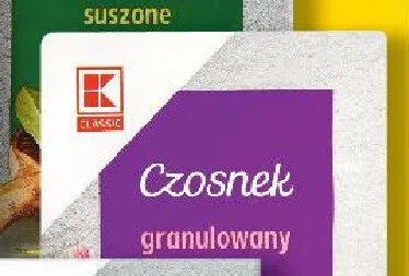 Czosnek granulowany promocja w Kaufland