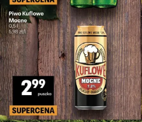 Piwo Kuflowe Mocne promocja w Delikatesy Centrum
