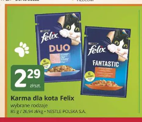 Karma dla kota Felix Duo promocja w Marketvita