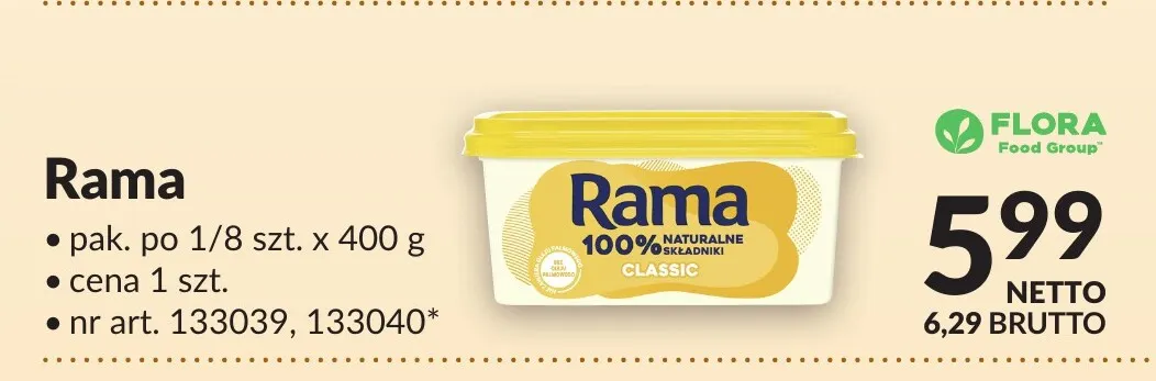 Margaryna Rama promocja w Makro