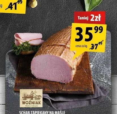 Schab zapiekany na maśle Woźniak promocja w Arhelan