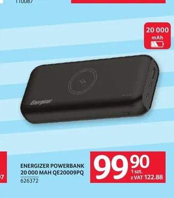 Powerbank Energizer 20 000mAh QE20009PQ promocja w Selgros