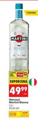 Wermut Martini Bianco promocja w Biedronka