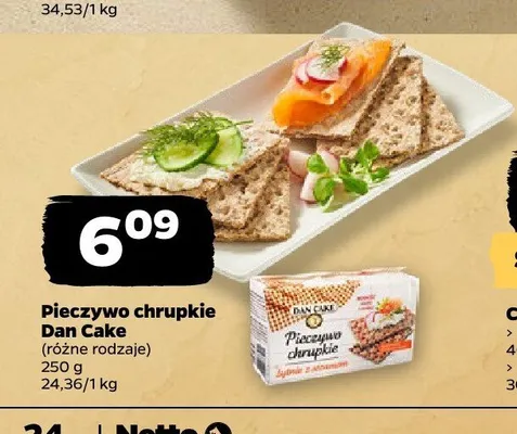 Pieczywo chrupkie Dan Cake promocja w Netto