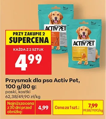 Przysmak dla psa kostki promocja w Biedronka